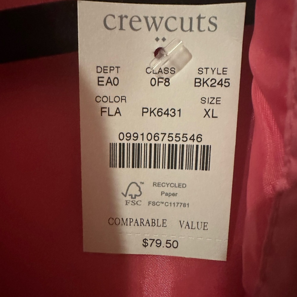 🆕NWT Crewcuts | Pink Lightweight Puffer Vest - Picture 5 of 9